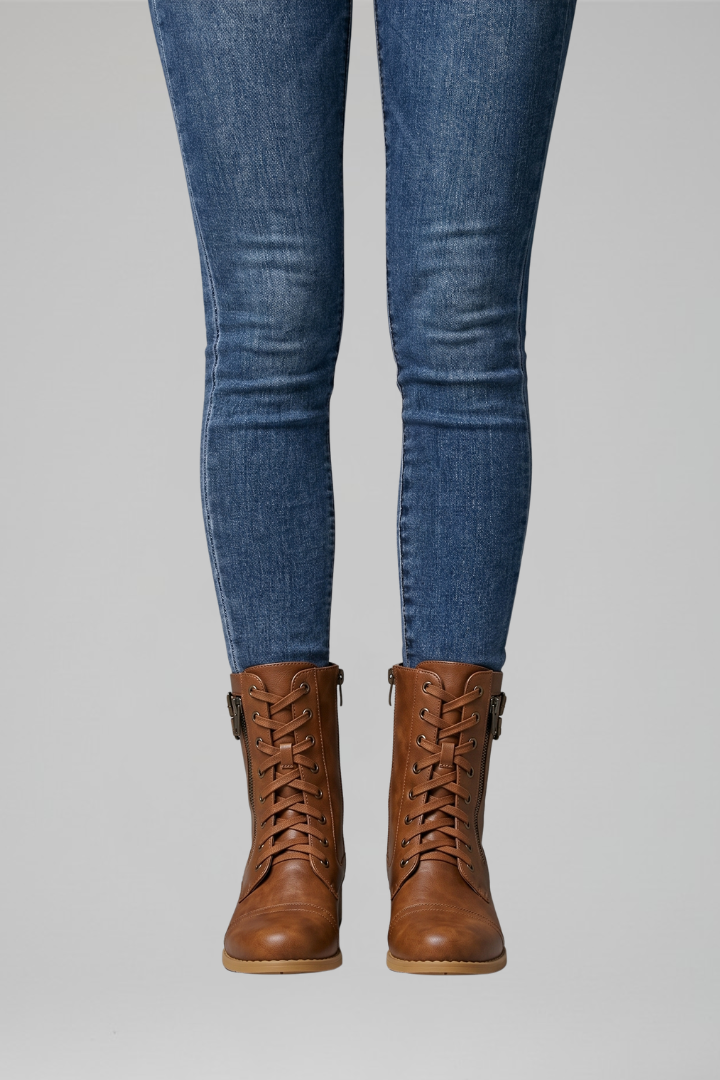 Gabriela | Orthopädische Ankle Boots mit Seitenreissverschluss für ganztägigen Komfort