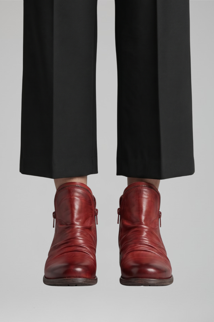 Delphine | Orthopädische Ankle Boots mit Seitenreissverschluss für ganztägigen Komfort