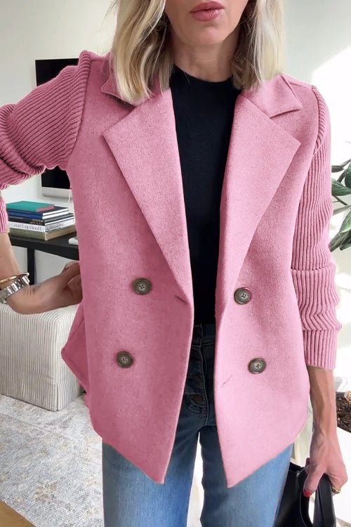 Amora | Elegante Jacke mit Strickärmeln
