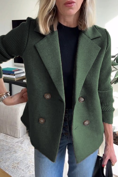 Amora | Elegante Jacke mit Strickärmeln