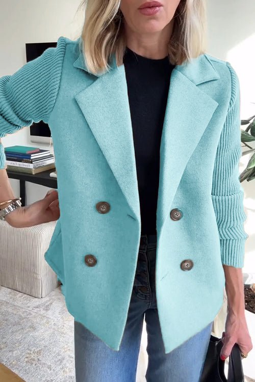 Amora | Elegante Jacke mit Strickärmeln