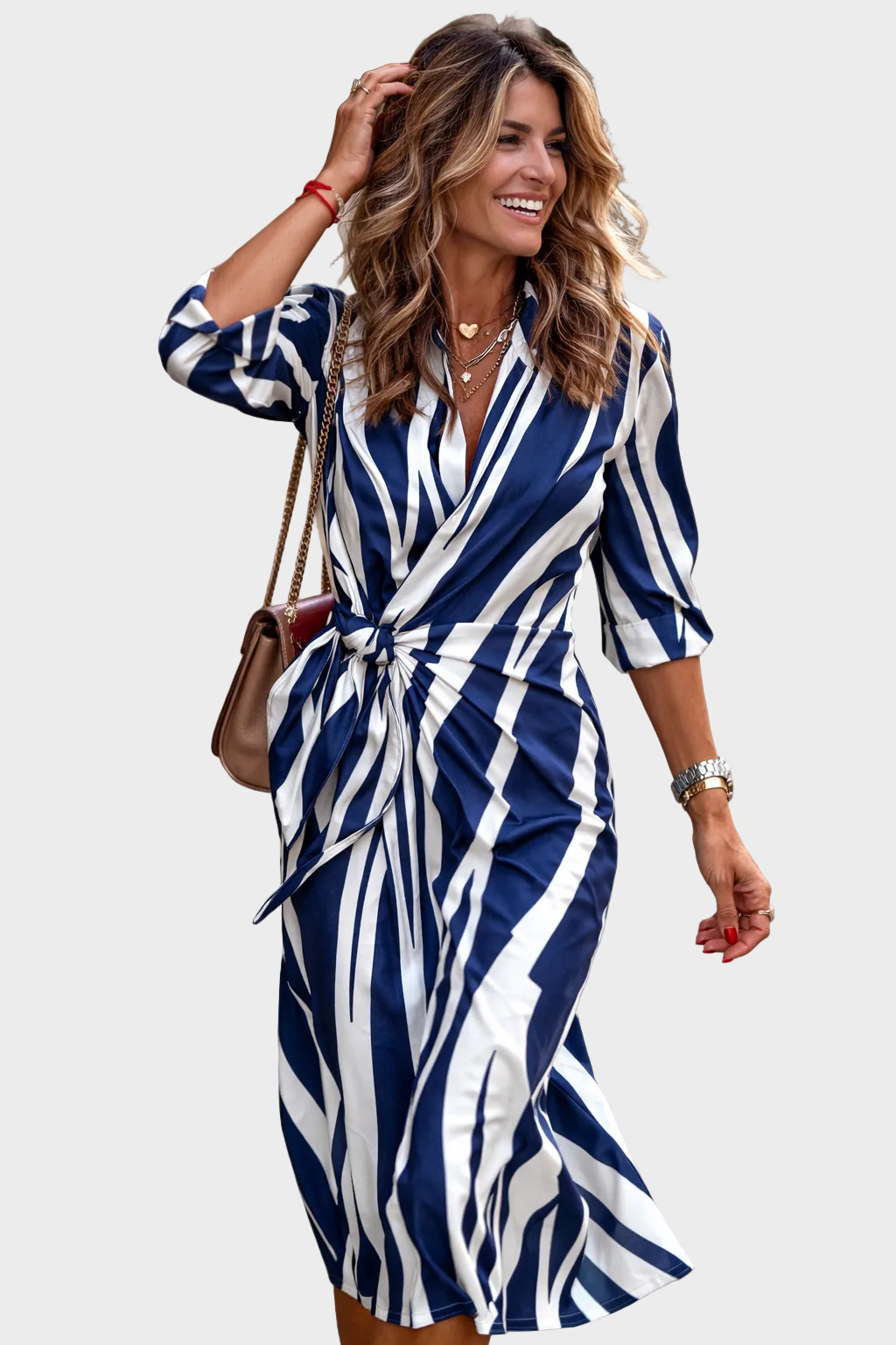Lola | Maxikleid mit grafischem Print