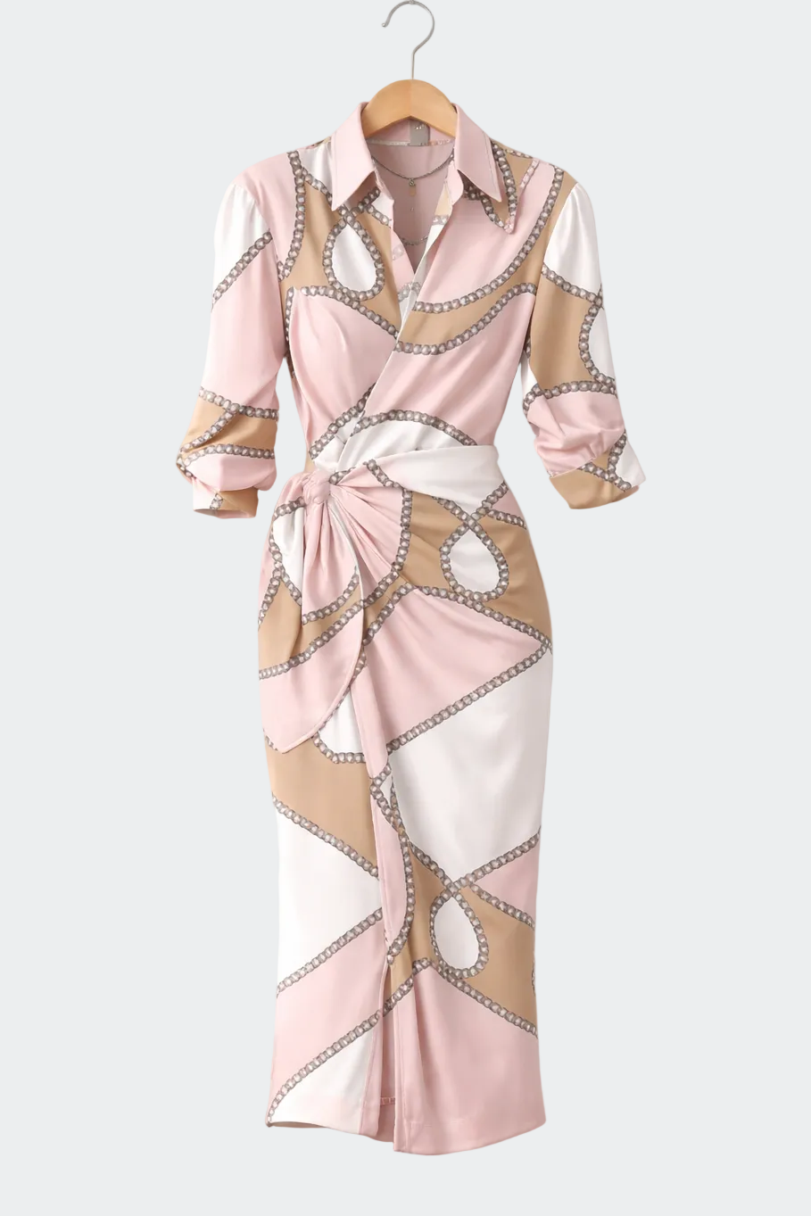 Lola | Maxikleid mit grafischem Print
