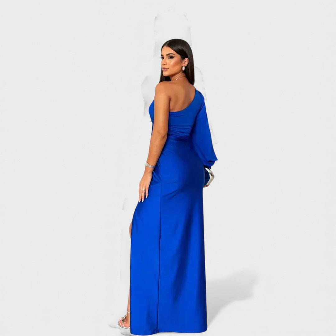 Katarzyna | One-Shoulder-Abendkleid mit Seitenschlitz