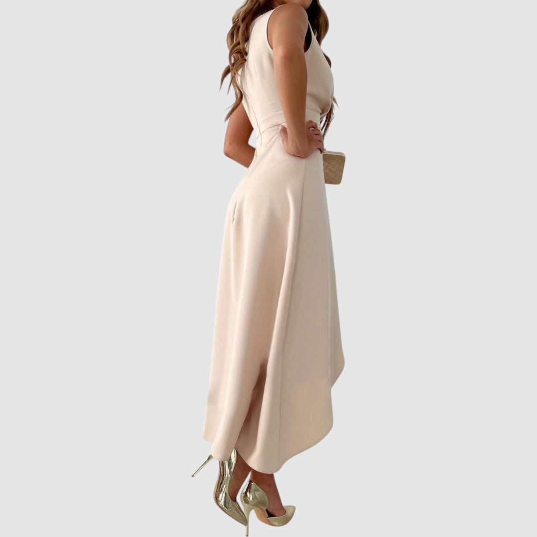 Valerie | Asymmetrisches Wickelkleid mit V-Ausschnitt