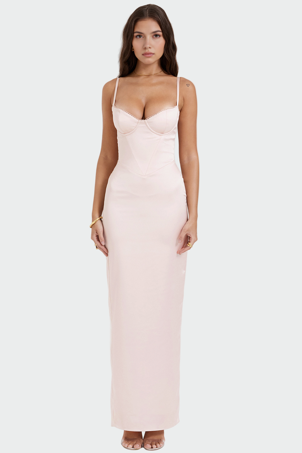 Katharina | Elegantes Satinkleid