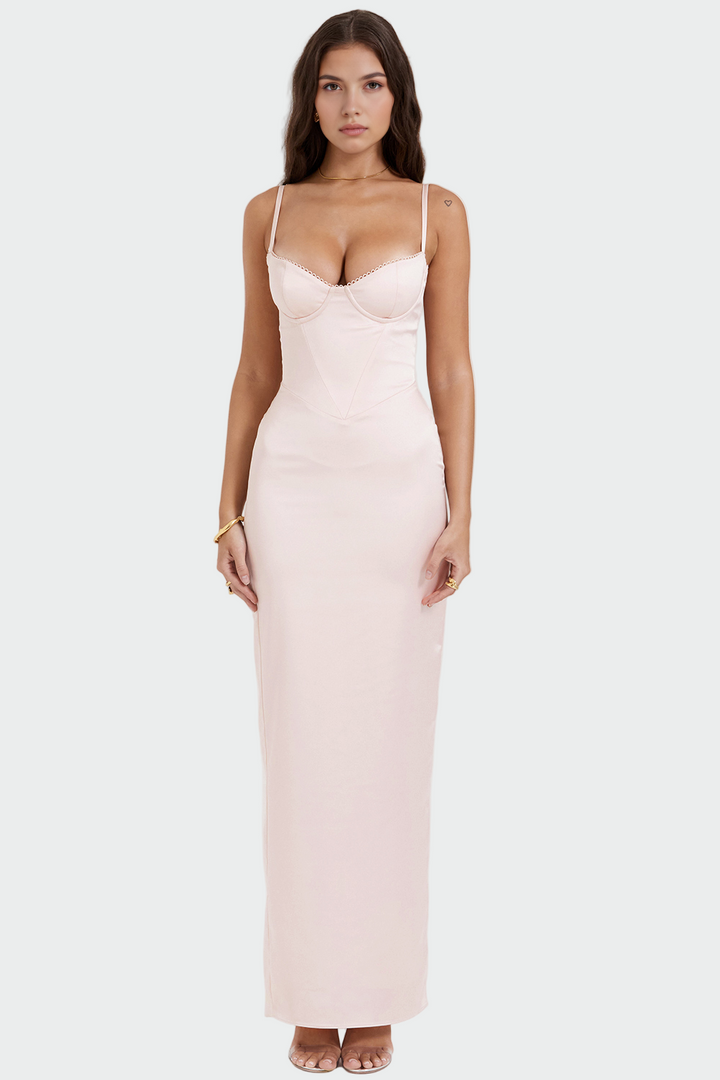 Katharina | Elegantes Satinkleid