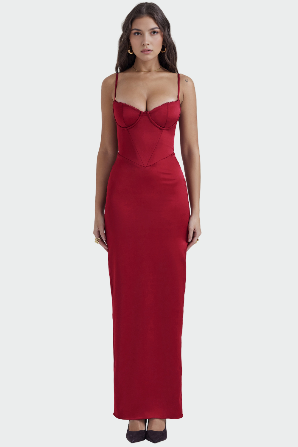 Katharina | Elegantes Satinkleid