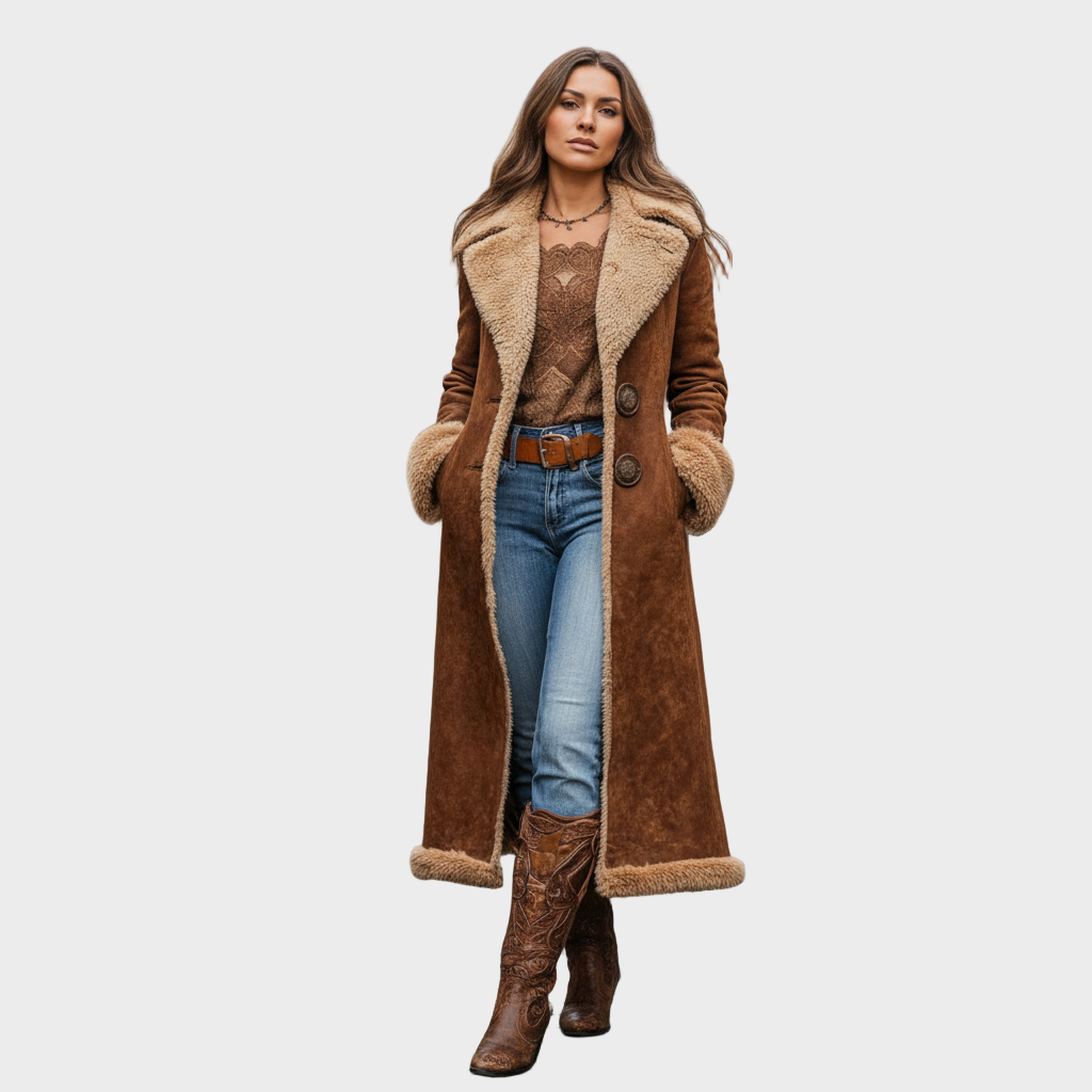 Isabella - Langer eleganter Wintermantel