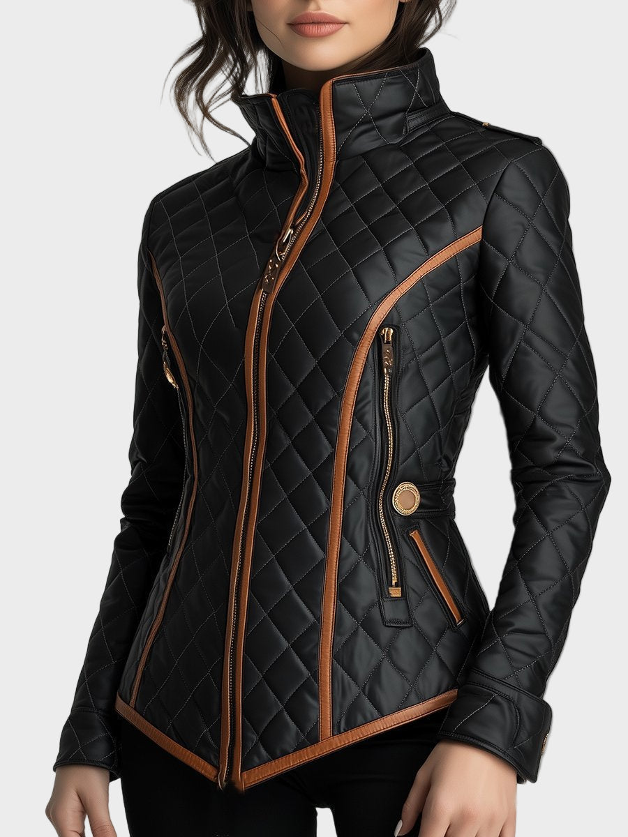 Lillian - Daunenjacke mit Diamantsteppmuster
