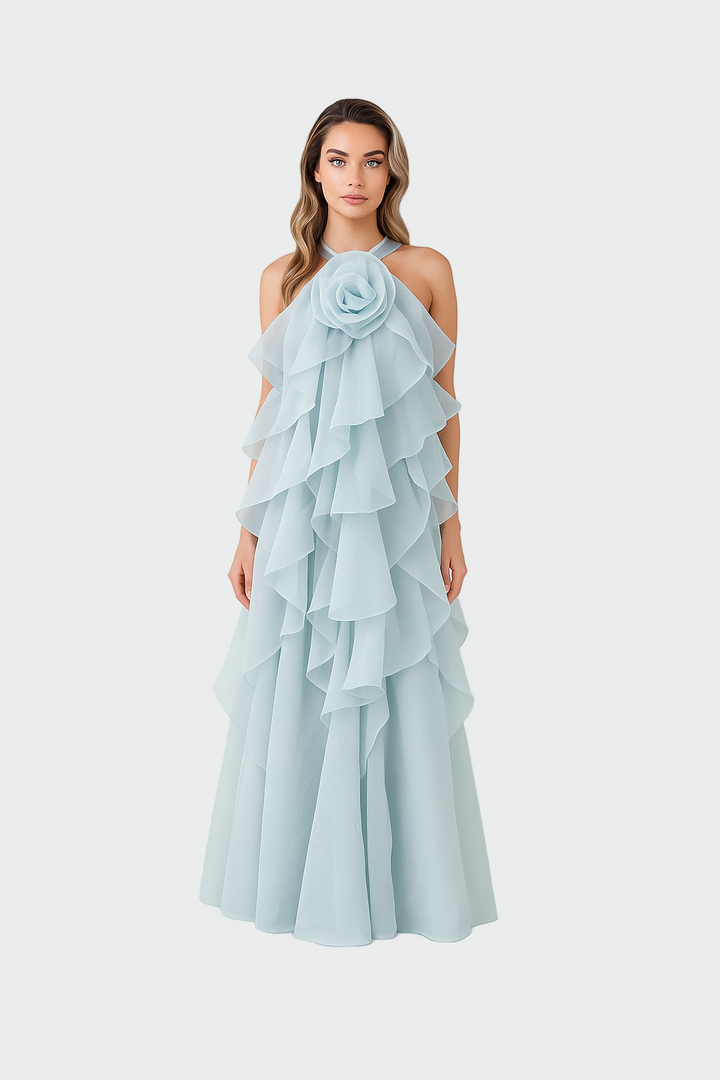 Klara | Fliessendes Maxikleid mit hoher Taille