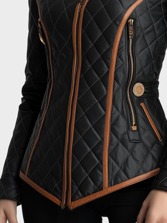 Lillian - Daunenjacke mit Diamantsteppmuster