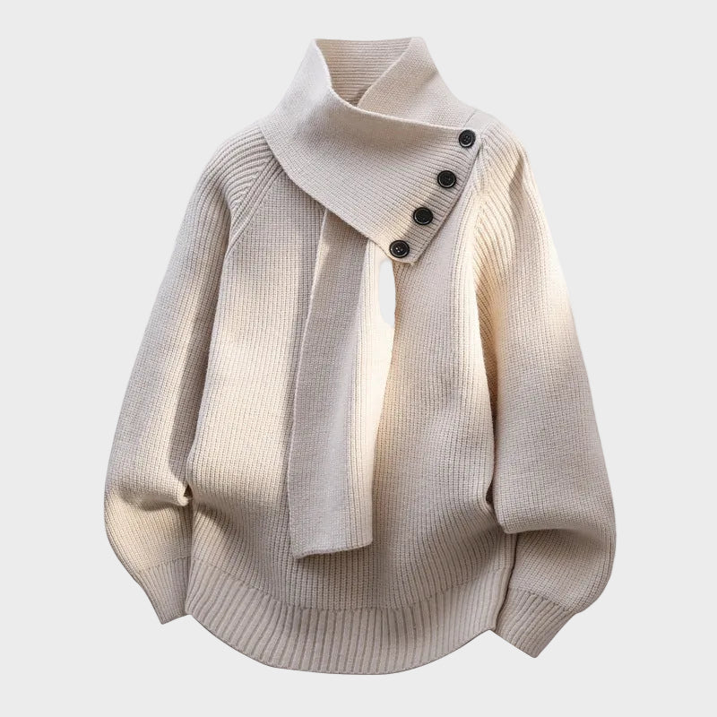 Arielle | Bequemer Pullover mit Schalkragen