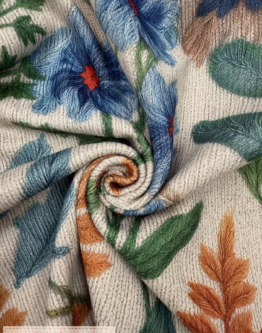 Tabitha | Blumen-Cardigan mit Reissverschluss im botanischen Garten