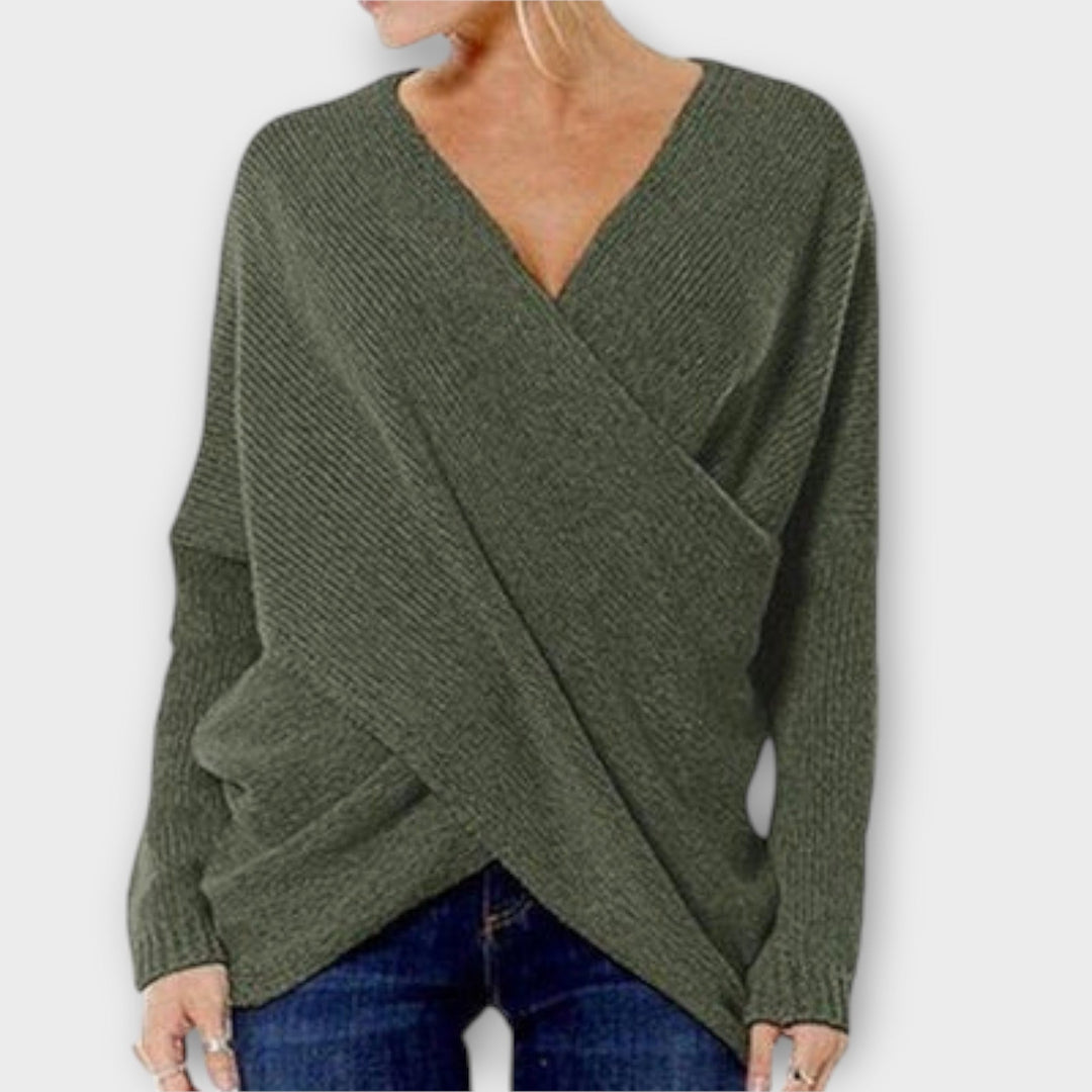 Heidi | Pullover mit Herzausschnitt